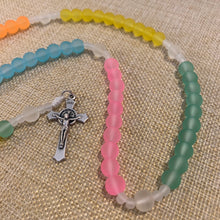 Load image into Gallery viewer, Frosted Starburst Rosary