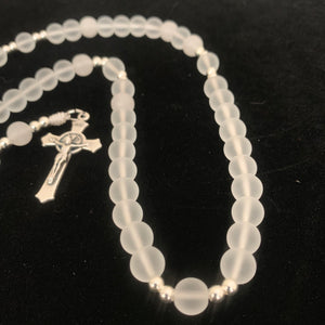 Pure White Rosary