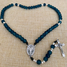 Load image into Gallery viewer, Teal Blue Rosary