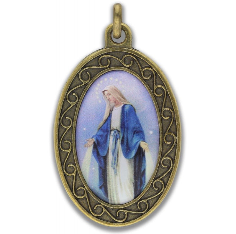 Collar con Colgante Virgen María Nuestra Señora de Gracia