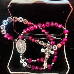 Personalized Inspirational Rosary