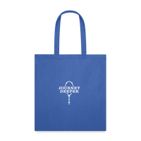 Journey Deeper Tote Bag - royal blue