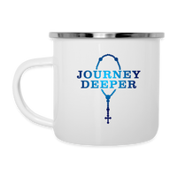 Journey Deeper Wide Mug Coffee/Soup/Ice Cream 12 oz. - white