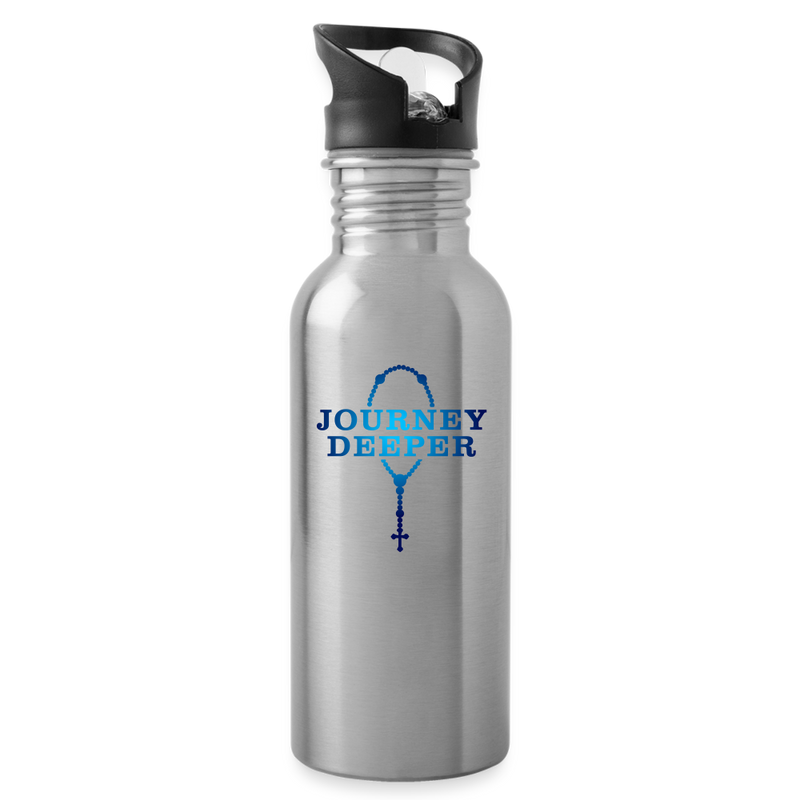 Journey Deeper Water Bottle 20 Oz. - silver