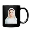 Blessed Mother Mary, Queen of Peace Full Color Mug - black