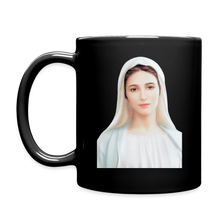 Load image into Gallery viewer, Blessed Mother Mary, Queen of Peace Full Color Mug - black