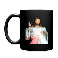 Divine Mercy Jesus Full Color Mug - black